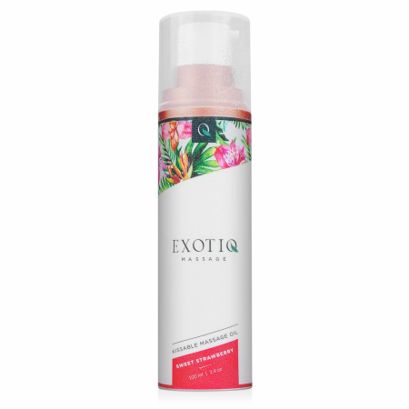 Exotiq Massage Oil Sweet Strawberry 100ml Nourishing Formula