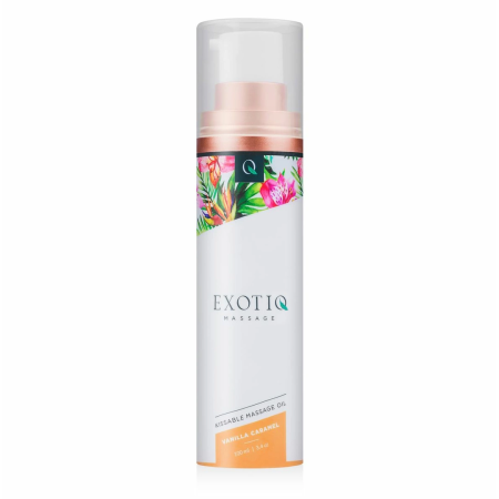 Exotiq Massage Oil Vanilla & Caramel 100ml - Nourishing Aromatic Formula