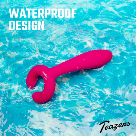 EasyToys Couples Intimate Dual-Ended Vibrator, Waterproof, USB Rechargeable