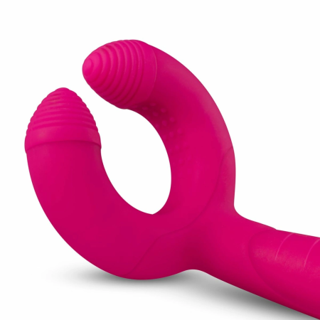 EasyToys Couples Intimate Dual-Ended Vibrator, Waterproof, USB Rechargeable