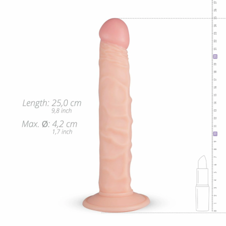Real Fantasy Scott Model Anatomical Silicone with Suction Cup 21 cm Beige