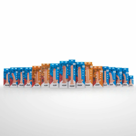 Real Fantasy Dylan Flexible Model with Suction Cup - 18 cm, Skin Tone