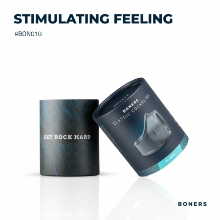 Boners Grey Support Ring - Flexible Anatomical Enhancer, Size M