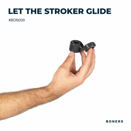 Boners Grey Dual Support Ring and Anatomical Ball Expander