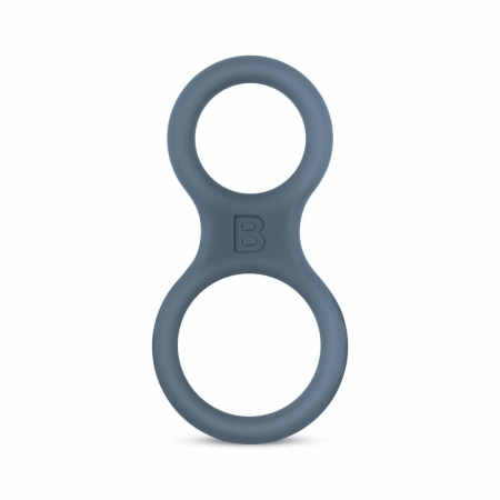 Boners Silicone Dual Ring & Anatomical Ball Support Grey