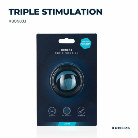 Boners Triple Ring Silicone Set - Adjustable Anatomical Support System