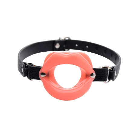 Master Series Silicone Adjustable Oral Training Gag Black