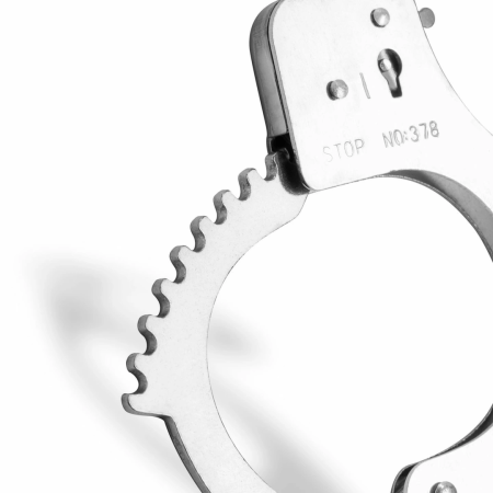 Ouch! Adjustable Metal Cuffs Silver - Secure Restraint System