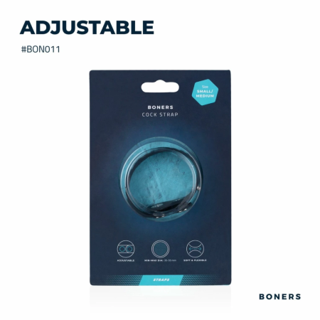 Boners Adjustable Silicone Strap S/M - Flexible Intimate Band