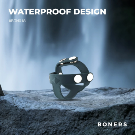 Boners T-Shape Silicone Adjustable Ring System Grey