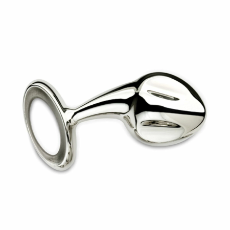 Njoy Pure Plug 2.0 Stainless Steel Model - Large Size, Ribbed Surface