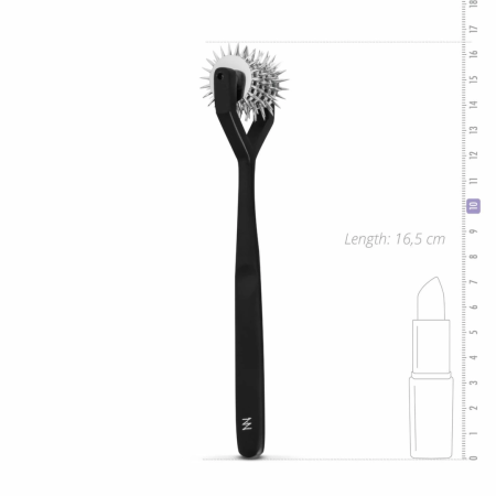 Sinner Gear Stainless Steel 5-Wheel Pinwheel - Black, Precision Model