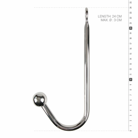 Sinner Gear Steel Bondage Hook with 1 Ball - Anatomic Restraint System