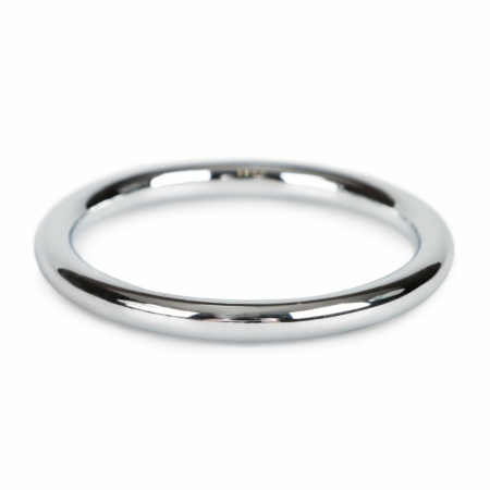 Sinner Gear Steel Intimate Ring Set - 3 Sizes, Silver, Anatomical Design