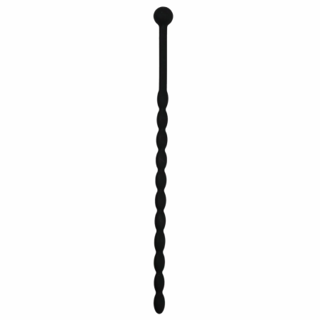 Sinner Gear Silicone Intimate Dilator - Black, Flexible Ribbed Design