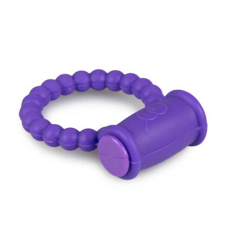EasyToys Vibrating Intimate Ring Purple - Flexible Silicone Design