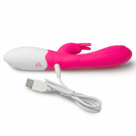 EasyToys Ascella Dual-Motor Silicone Intimate Machine Pink USB Rechargeable