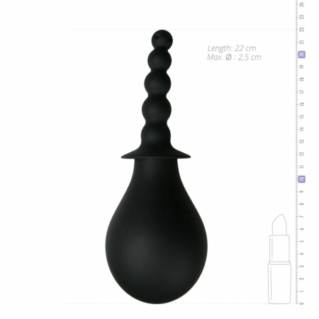 Steamy Intimate Hygiene System Silicone Cleaning Device Black 225ml