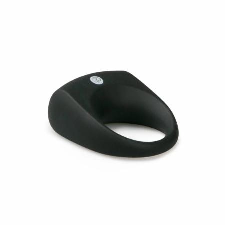 Vivid Silicone Intimate Ring with Removable Bullet Vibrator Black