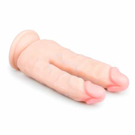 EasyToys Dual-Ended Silicone Intimate Model with Suction Cup 18 cm