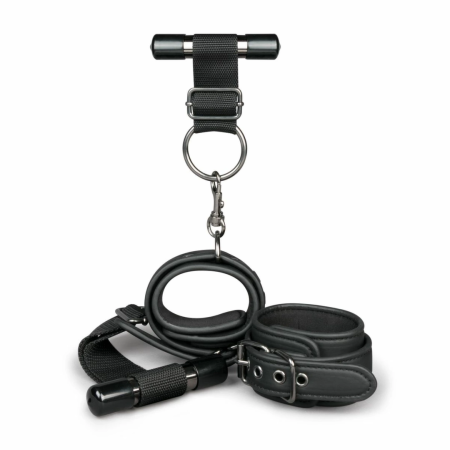 EasyToys Adjustable Over the Door Wrist Restraint System, Black