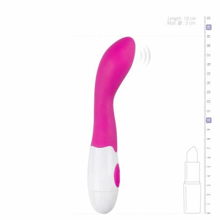 EasyToys Yasmin Rechargeable Vibrating Massager Pink 10 Modes Ergonomic