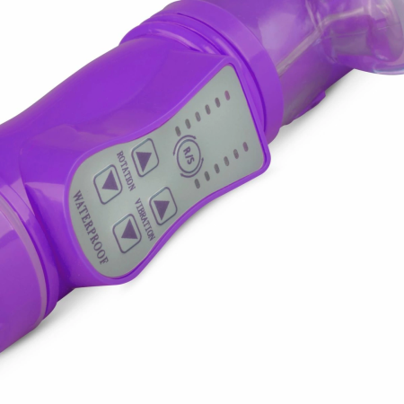 EasyToys Dual-Action Rabbit Vibrator Purple 12-Mode Intimate Device