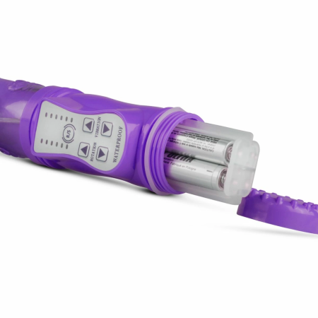 EasyToys Dual-Action Rabbit Vibrator Purple 12-Mode Intimate Device