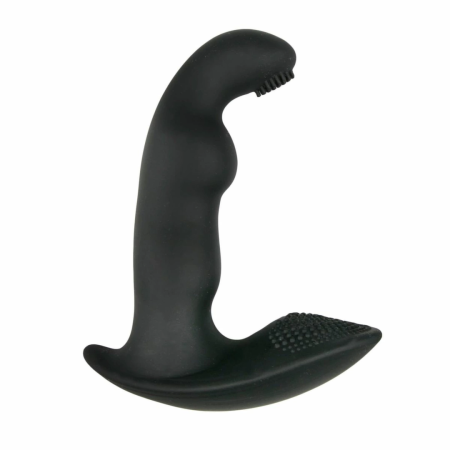 TOYJOY Dynamic Duke Ribbed Silicone Intimate Massager Black