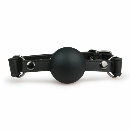 EasyToys Adjustable Faux Leather Head Harness with Large Silicone Ball
