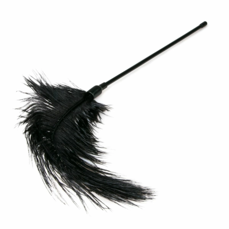 Ouch! Black Feather Sensation Teaser - Soft Touch, Elegant Design