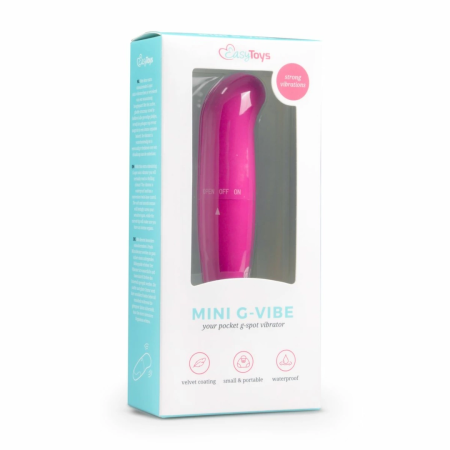 EasyToys Mini G-Spot Massager Pink - Compact Waterproof Vibrating Device