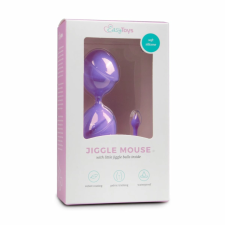 EasyToys Duo Kegel Balls Purple - Pelvic Floor Training System