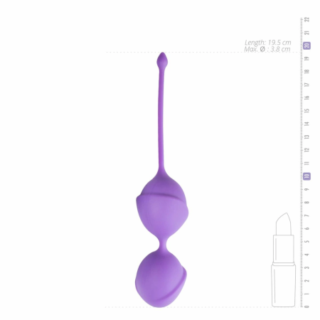 EasyToys Duo Kegel Balls Purple - Pelvic Floor Training System