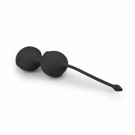 EasyToys Black Kegel Double Training Balls - Anatomical Silicone System