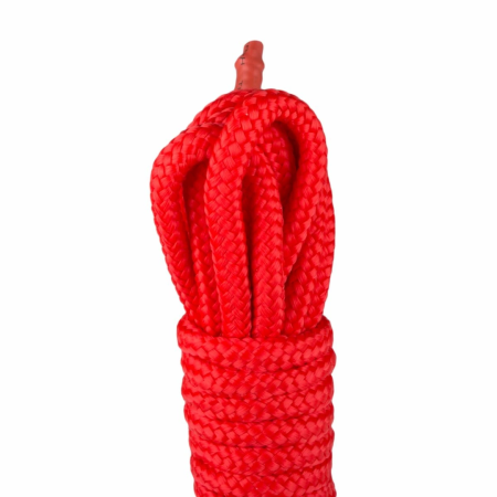 EasyToys Bondage Rope 5m Red - Soft Multifunctional Restraint Cord