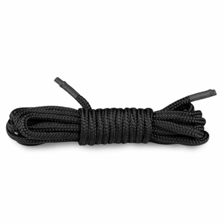 EasyToys Soft Bondage Rope 5m - Flexible Black Restraint Cord