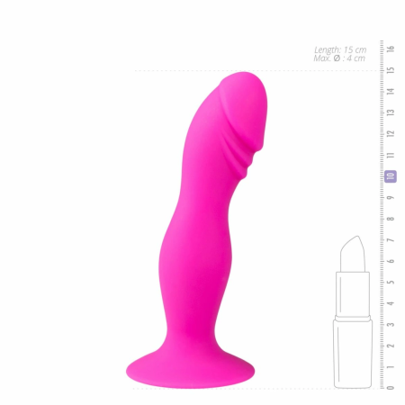Silexd Silicone Model with Suction Base Pink 18 cm