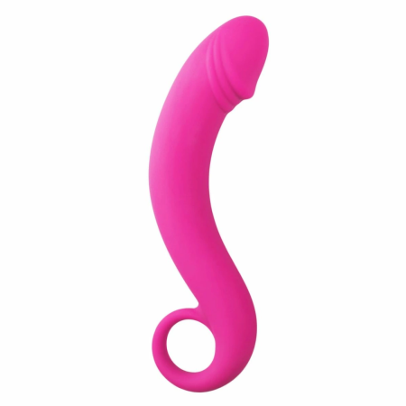 EasyToys Silicone Curved Prostate Massager Black 16 cm - Ergonomic Shape