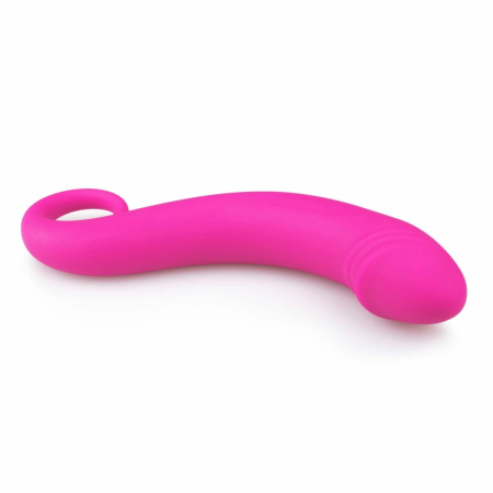 EasyToys Silicone Curved Prostate Massager Black 16 cm - Ergonomic Shape