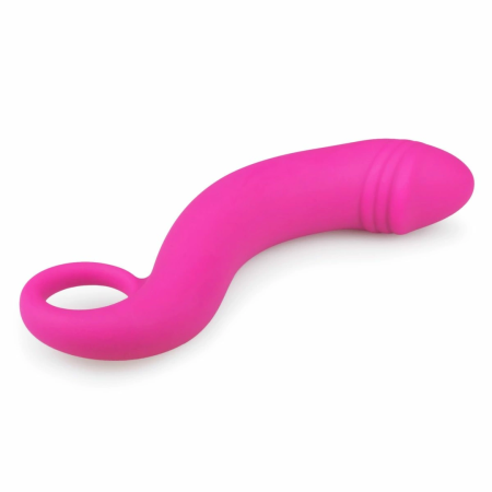 EasyToys Silicone Curved Prostate Massager Black 16 cm - Ergonomic Shape