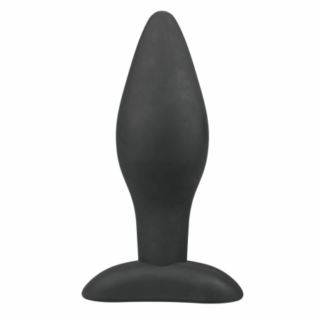 Sinner Gear Large Silicone Plug Black - Secure Wide-Base Anal Model