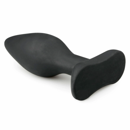 Sinner Gear Large Silicone Plug Black - Secure Wide-Base Anal Model