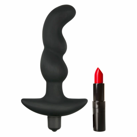 EasyToys Silicone Prostate Massager Black Ergonomic Design