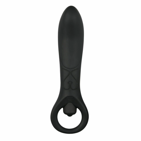 Pretty Love Anal Plug Silicone Black Vibrating Massager 12 cm