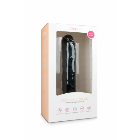 ToyJoy RealRock Intimate Device Black 28.5 cm Flexible Surface