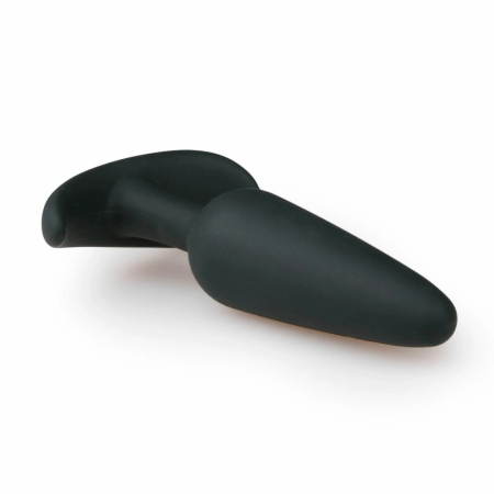 EasyToys Silicone Plug M - Flexible Anatomical Intimate Accessory, Black