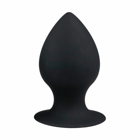 EasyToys Round Plug Black XL - Silicone Intimate Accessory with Suction Base