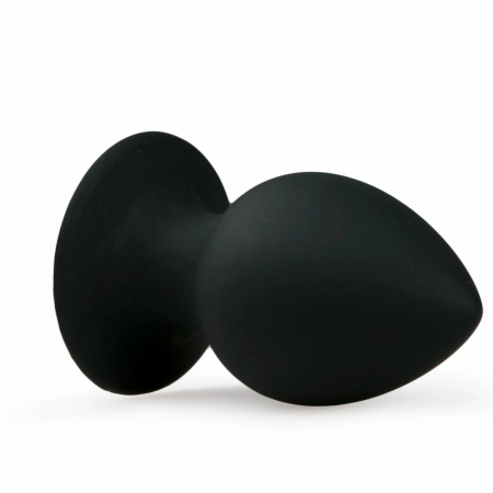 EasyToys Round Plug Black XL - Silicone Intimate Accessory with Suction Base