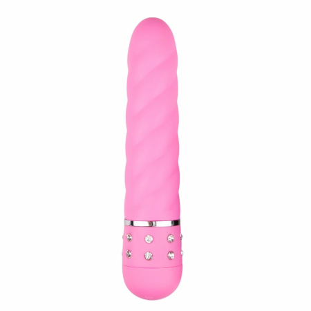 Love Diamond Pink Multi-Texture Intimate Device - Compact Size